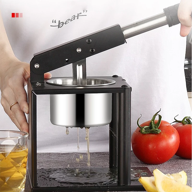 Stainless Steel Manual Juicer Household Watermelon And Orange Squeezer Stainless Steel Liner High Juice Yield