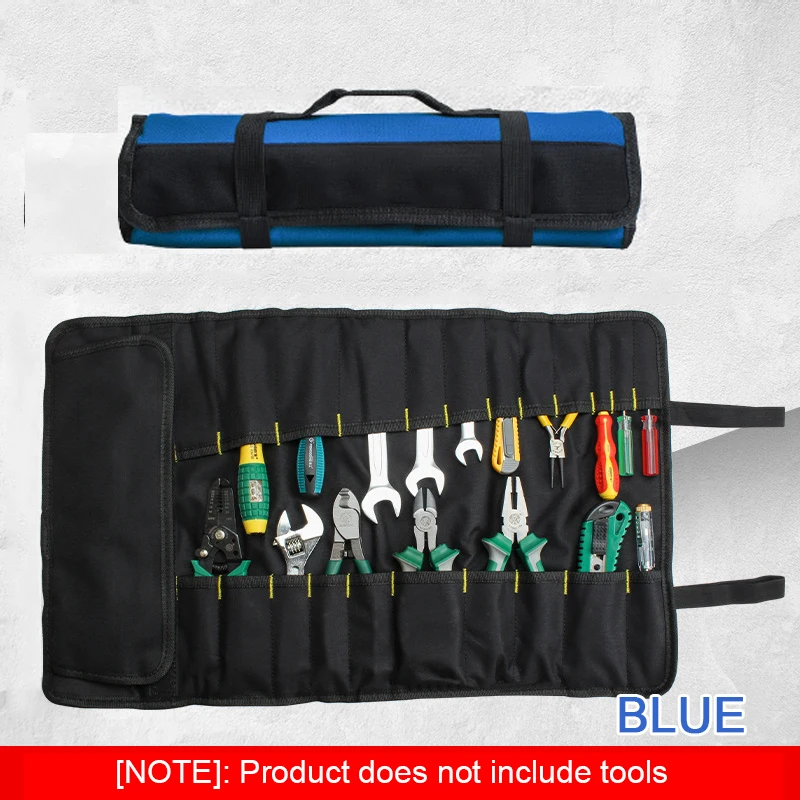 BOASE Reel Rolling Car Tool Bag Pouch Professional Electricians Organizer Multi-purpose Car Repair Kit Bags