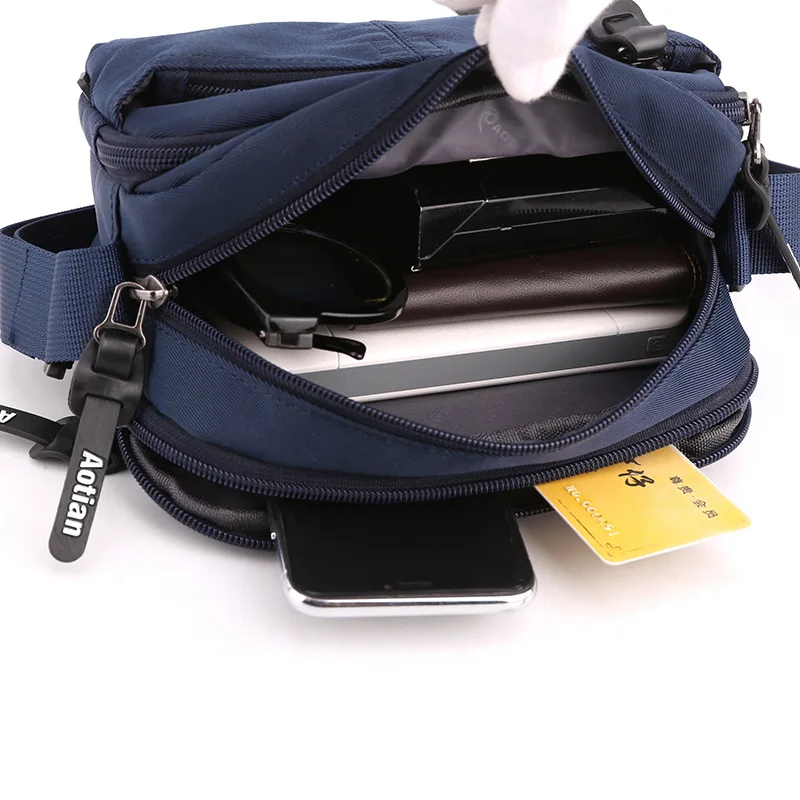 Good Quality Crossbody Bags Shoulder Bags Men 2023 Messenger Pockets Light Layers Minimalism Fashion Style Multifunction Brief