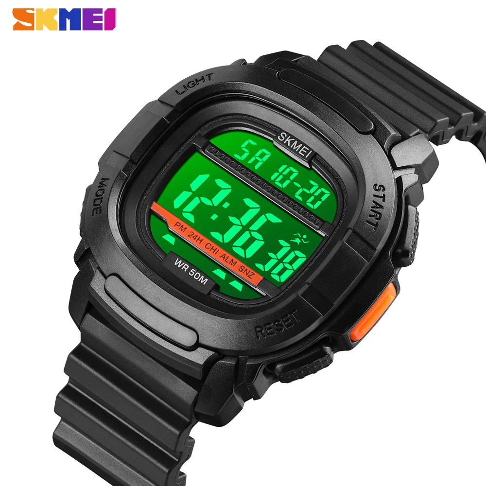 

Skmei New Digital Men's Watches Sport Count Down Led Electronic Clock Fashion Luxury Waterproof Wristwatch Relogio Masculino