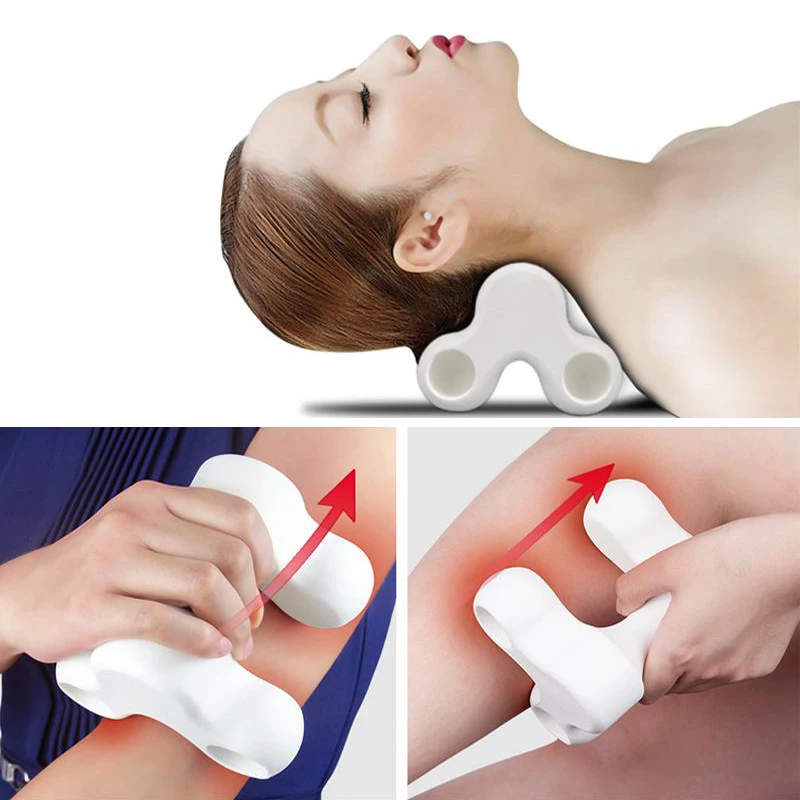 

Bone Massage Cervical Traction Neck Massager Cervical Spine Wrist Shoulder Foot Acupuncture Points Pillow Health Care Device