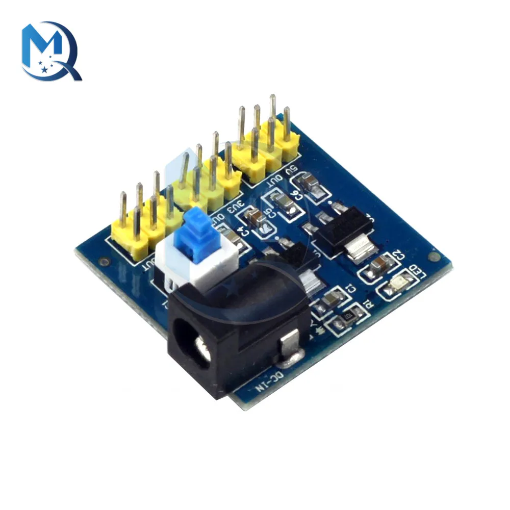 DC 6V - 12V Buck Step-down Power Supply Module 5.5X2.1MM For Arduino Converter With LED Power Indicator