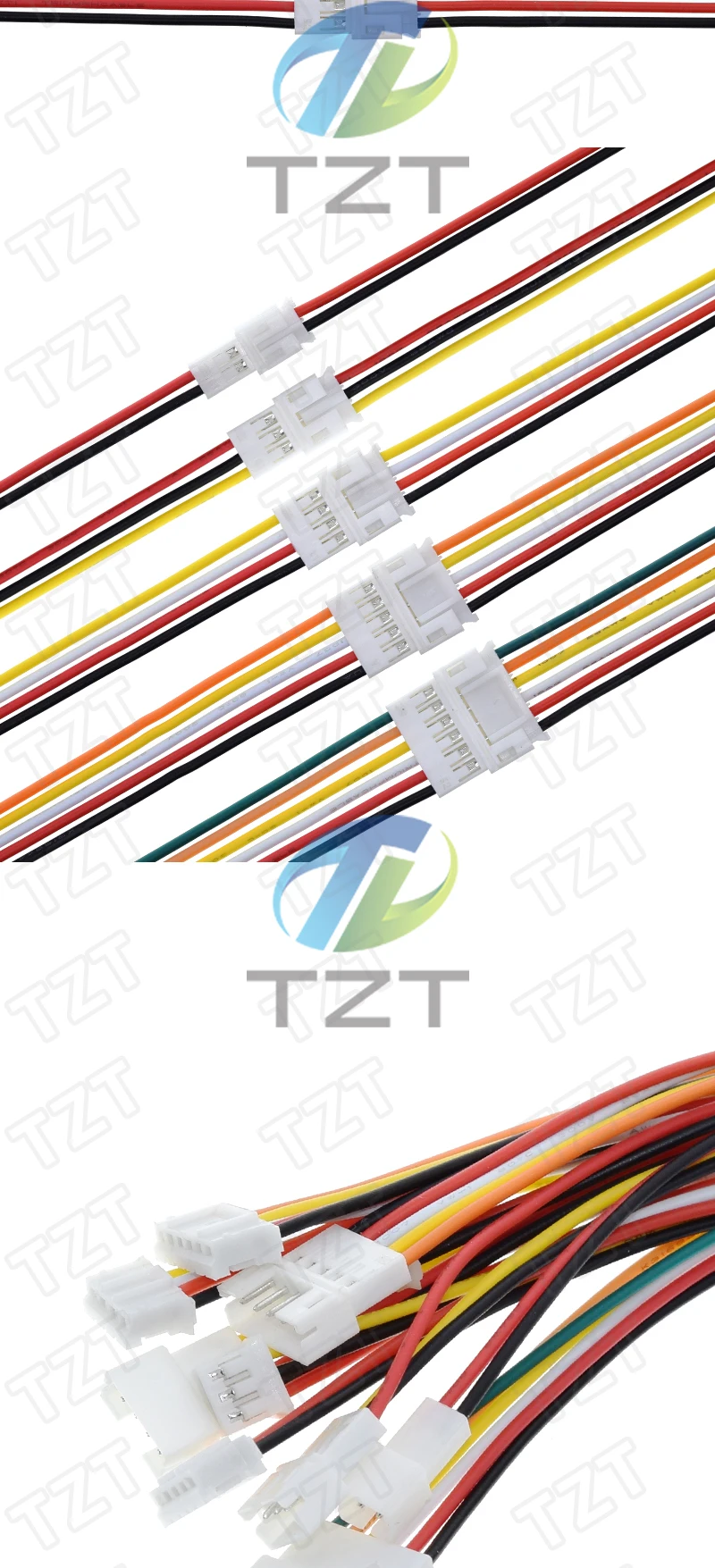 10 Stück 5 Paar Micro JST PH 2.0 2P 3P 4P 5P 6PIN Stecker-Buchsen-Verbinder mit Kabeln 20CM+20CM für Arduino MP3 – Detail 3
