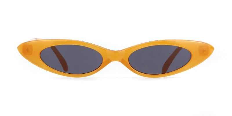 Small Oval Vintage Sunglasses Women Cat Eye Brand Design Retro