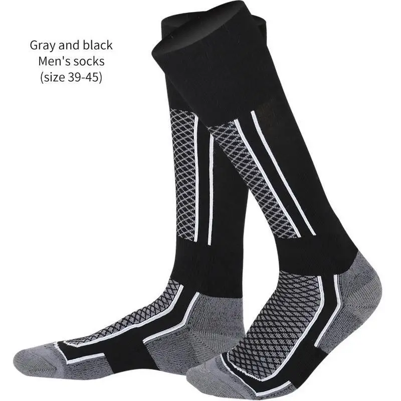 1 Pair Outdoor Winter Warm Men Thermal Socks Thick Cotton Sports Snowboard Skiing Socks Stiockings  Sports Socks