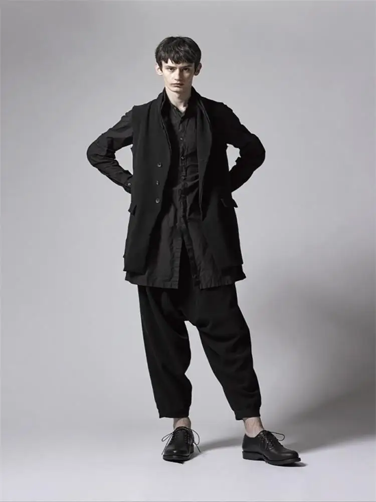 Men's new casual large size classic simple fashion street style hip-hop classic British casual Harlem pants