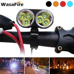 Wasafire 7200 Lumen Bike Bicycle Light USB LED Mountain Cycle Front Highlight 6*U2 LED Headlight Lamp Flashlight Without Battery