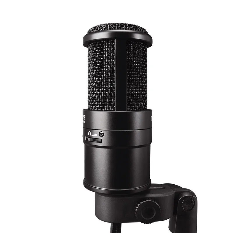 Digital Recording Microphone Takstar PC-K220 USB Desktop Cardioid Side Address For Tiktok Youtube Influencer Marketing Webcast