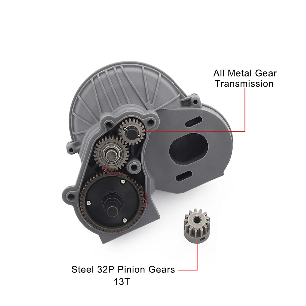 1/10 RC 크롤러 액시얼 SCX10 II 90046 90047 업그레이드 부품용 내부 기어 세트, 32P 56T 스퍼 기어 13T 모터 피니언 변속기