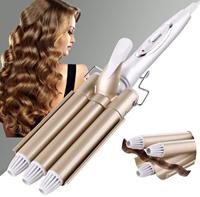 3 Barrel Curling Iron Wand Professional Hair Curler 22mm -25mm Temperature Control Tourmaline Ceramic Hair Waver Hair Styling