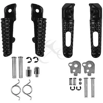 

Motorcycle Front Rear Foot Pegs Footrest For Honda CBR600RR 2003-2019 05 04 CBR1000RR 2004-2016