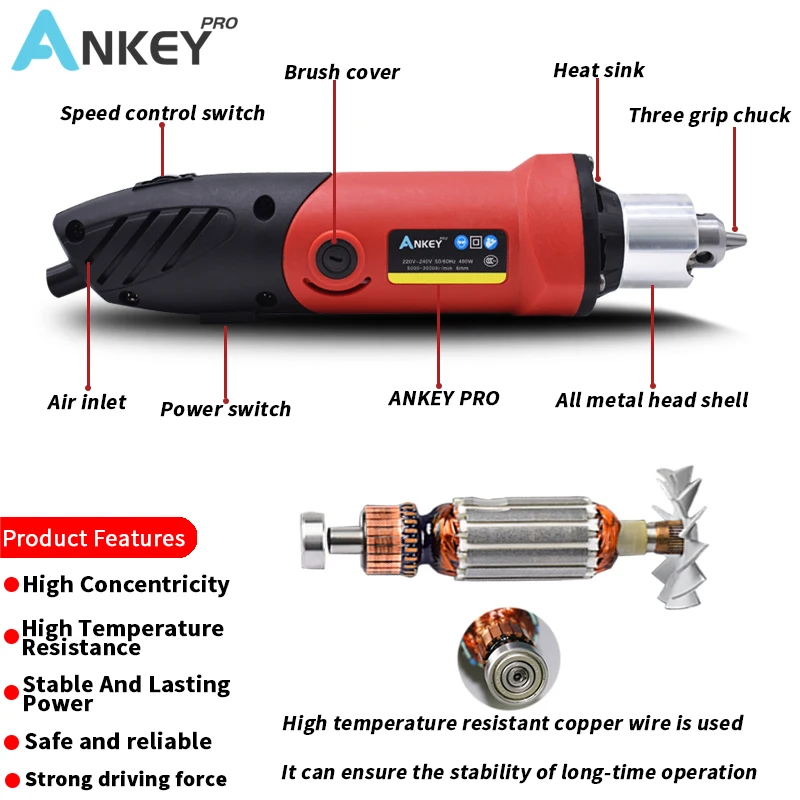 480W Mini Drill DIY Drill Dremel Style New Engraver Electric Engraving Pen Grinder Mini Drill Power Tools DIY Drill Grinding