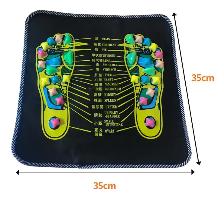 

New Foot Massager Cushion Massage Mat Improve Blood Circulation Relieve Ache Pain Acupoint Stimulation Eliminate Muscle Fatigue