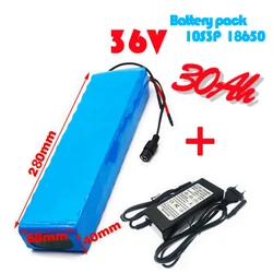 10S3P 36V 30Ah Battery Ebike Battery Pack 18650 Li-Ion Battery 500W High Power and Capacity 42V Motorcycle Scooter with Charger