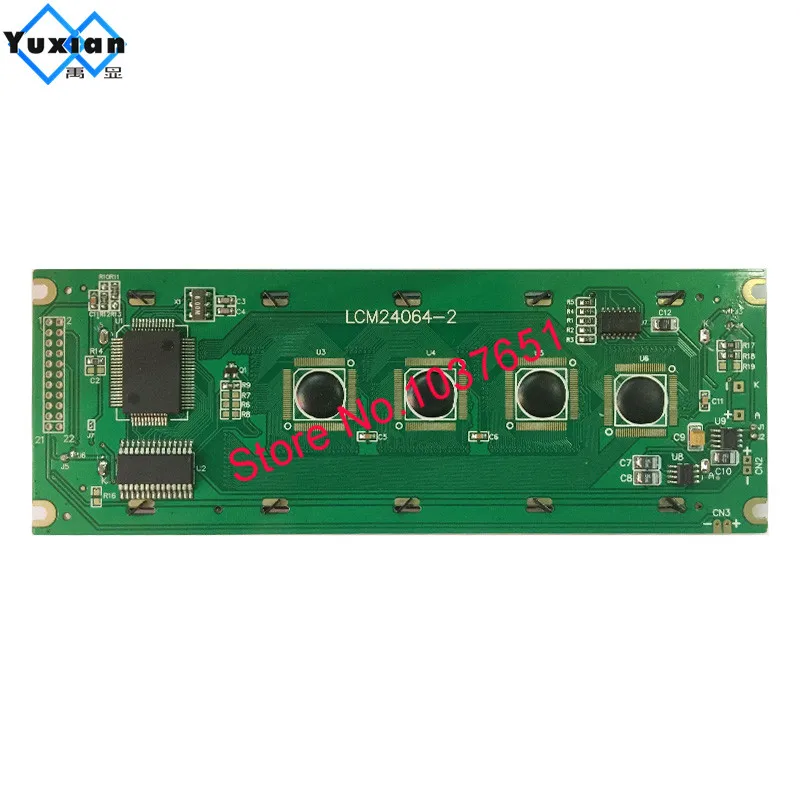 Lcd Module 24064 Display  Blue Green  UCI6963 intead WG24064 LM24064DFW