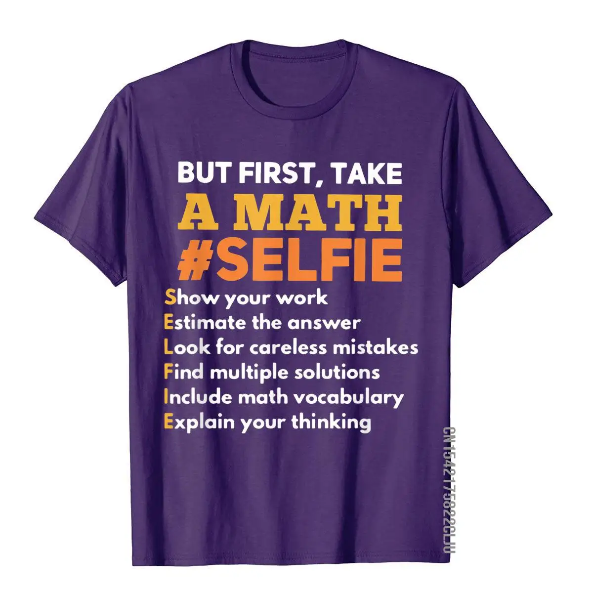 Funny Math Teacher Gift For A Math Nerd T-Shirt Simple Style Printed Tops Shirts Oversized Cotton Adult T Shirts