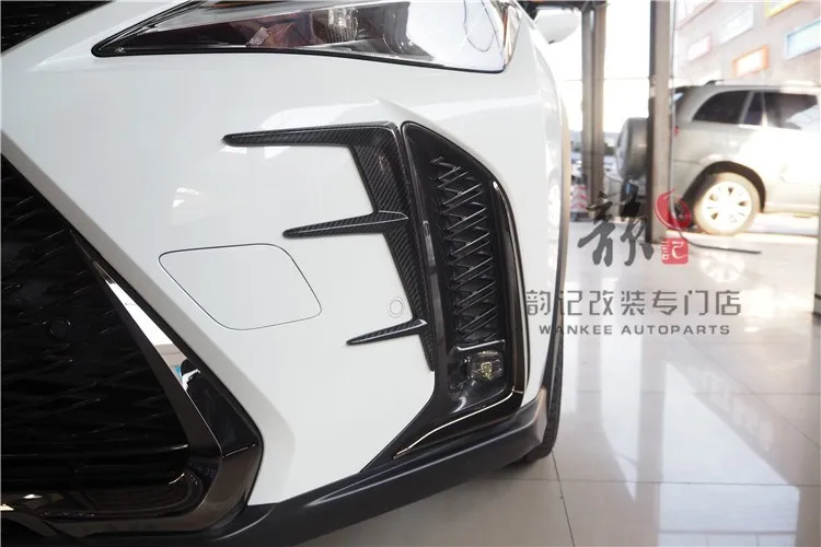 Fit for  Lexus UX modified UX200/UX260h modified TOMS carbon fiber front and rear bumper air knife