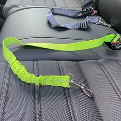 Ceinture de sécurité réglable pour chien, laisse de voiture pour animaux de compagnie, laisse de sécurité pour véhicule, ceinture de sécurité élastique pour voiture