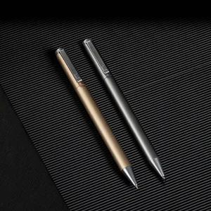 Xiaomi Deli -Metal -Gel -Stift, Kugelschreiber -Rollerball, Signaturstifte für Bürostudenten, stationäre Vorräte, 0,5 mm 6 Hauptverkaufs -Rollerball -Stifte - №1