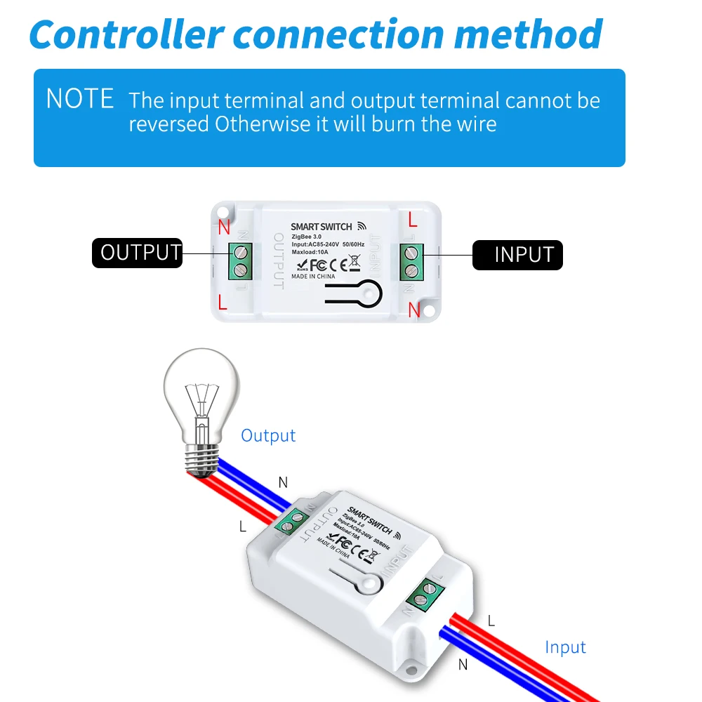 Tuya Alexa Timer Switch Smart Home Automation zigbe3.0 modulo relè Tuya Smart life app control interruttore luce a parete interruttore Zigbee