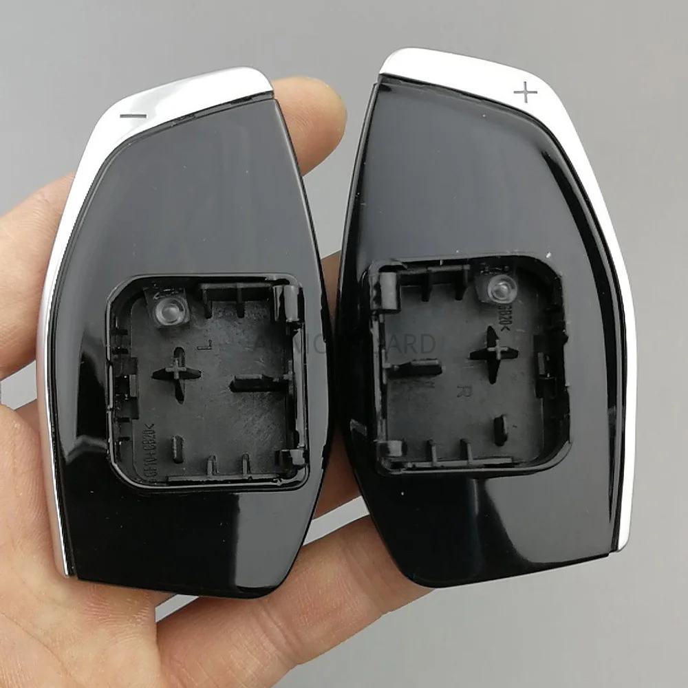 

Pair R8 RS8 Style Steering Wheel Shift Paddle Case Shell Assembly Cover For Audi A4 B9 Q5 Q7 TT Q2 A3 A5 2016 2017 2018