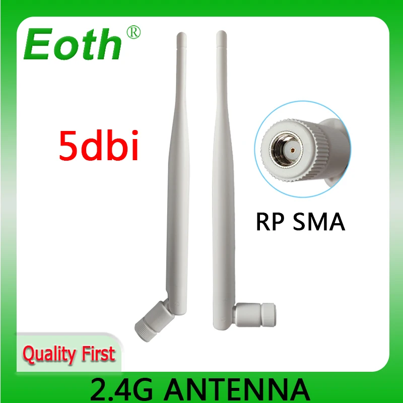 

EOTH 2,4g антенна 5dbi sma, гнездовая антенна wlan Wi-Fi 2,4 ГГц, pbx iot модуль маршрутизатора, приемник сигнала связи tp, антенна с высоким коэффициентом усиления