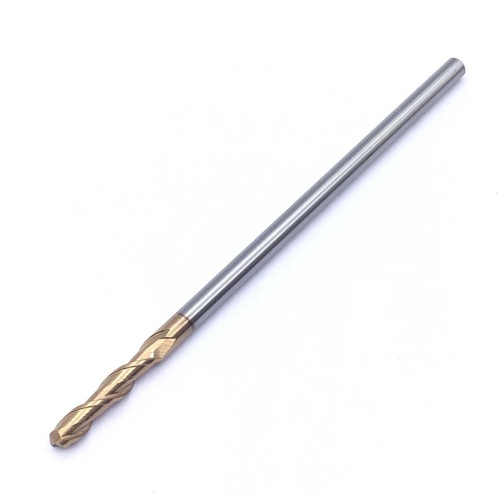 1PCS HRC60 2F 4.0XD4X100L 텅스텐 강철 밀링 커터 Endmill 합금 Maching 밀링 머신 도구 철강 목공 CNC