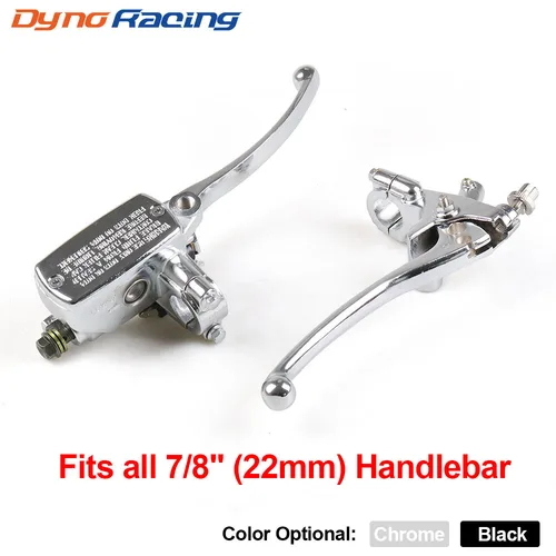 Control de freno hidráulico del cilindro maestro del manillar de la motocicleta 7/8 ""22MM con palanca de embrague