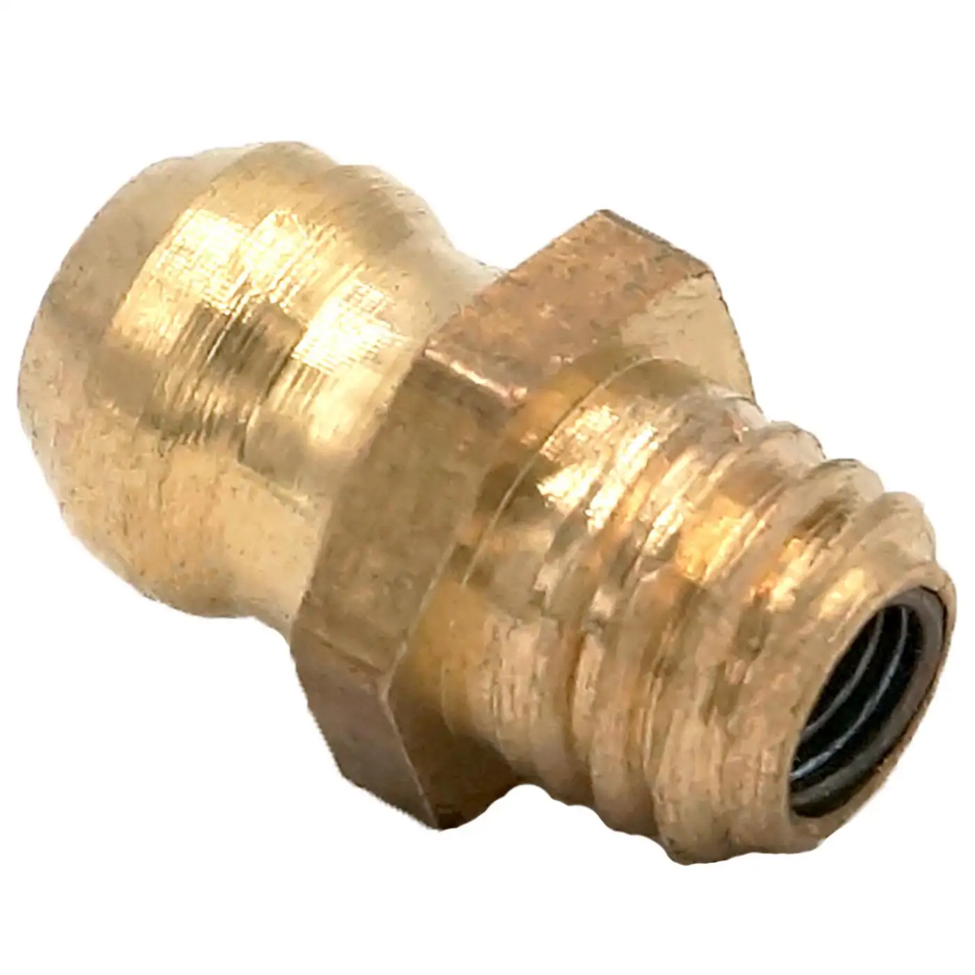 20pcs M6x0.75 /M6x1.0 Male Brass Grease Zerk Nipple Fitting For Grease Gun Machine Tool Accessories