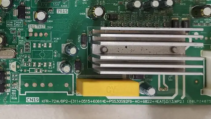 เหมาะสำหรับบอร์ดเครื่องปรับอากาศ Midea สำหรับ KFR-72W/EU-KFR70W BP2/BP3N8-CA32 Part 17222000012770