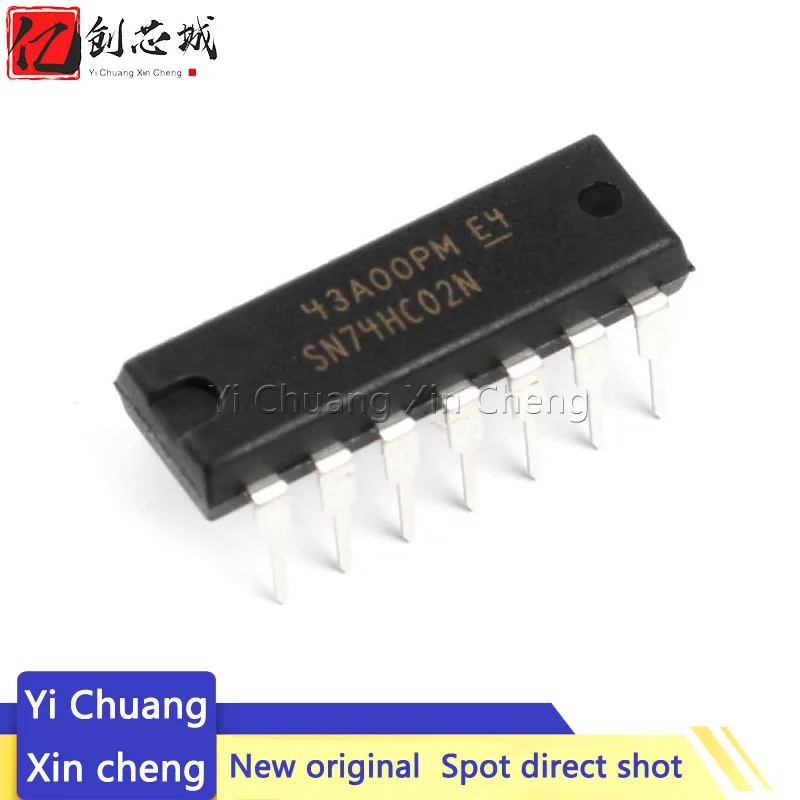 

10PCS 74HC02N DIP14 74HC02 DIP SN74HC02N DIP-14 new and original IC