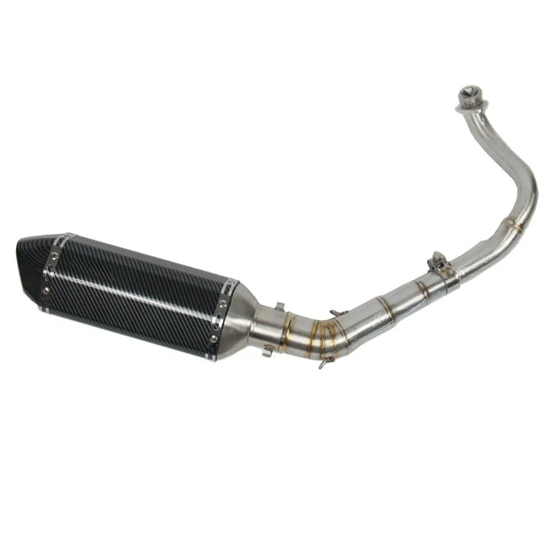 Motorcycle Exhaust Full System Scooter Exhaust Pipe PCX125 PCX150 2011-2021 Modification Non-destructive Install 7 Colors Choice