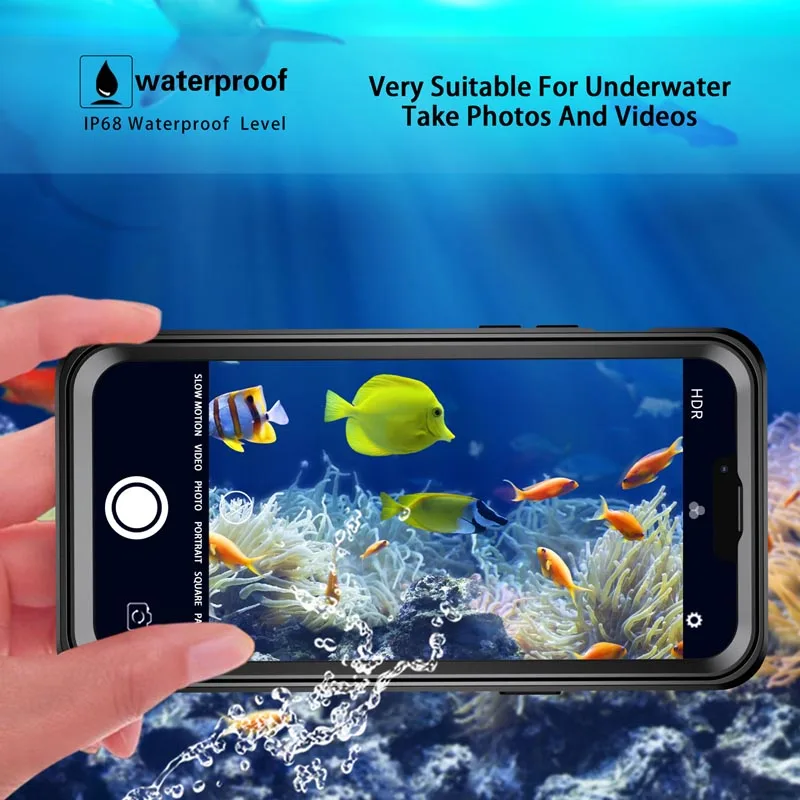 Professional 5 Meter Waterproof Case For iPhone 14 13 Pro Max Mini  Shock Drop Diving Cover for iPhone 11 12 Xs Max XR 7 8 Plus
