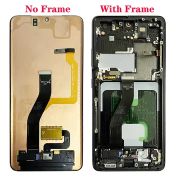 SUPER AMOLED G998B LCD displej pro Samsung S21 Ultra 5G displej s rámečkem 6,8'' S21U SM-G998F/DS G998F LCD displej 10 nejlepší prodej OLED displej pro Galaxy S10 Plus - №2