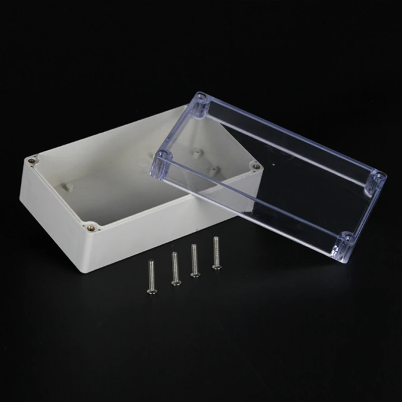 158x90x60mm ABS IP65 Waterproof Plastic Wire Junction Box Transparent Enclosure Clear Project Case Electronic Terminal