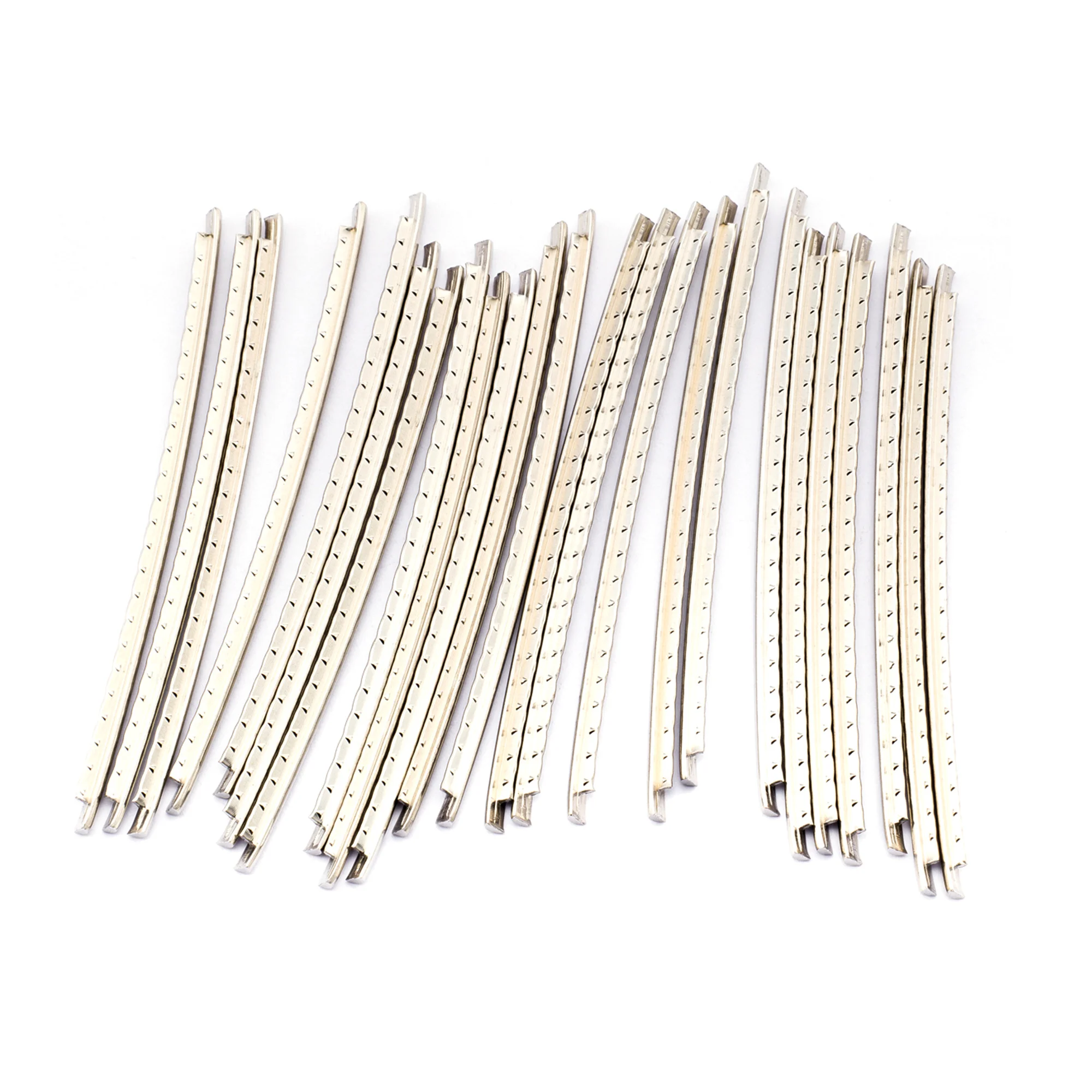 Musiclily Pro 2.4mm Stainless Steel Medium Gauge 24-Pieces Fret Wire Set for Fender Guitar