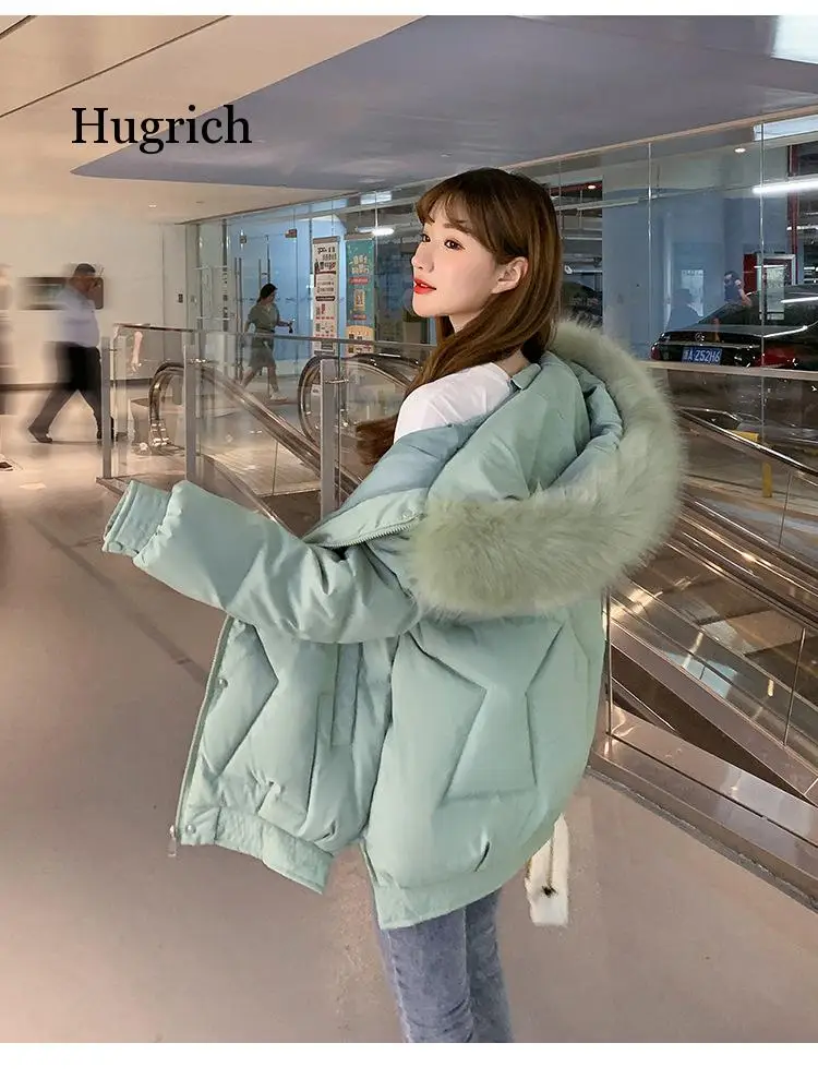 2020 Winter Women Parkas Coat Casual Female Mid-Long Thicken Hooded Big Fur Warm Coat Winter Outwear Snow Wear Jacket
