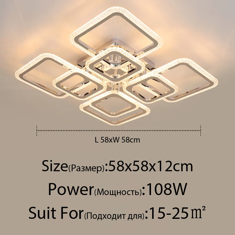 Moderne LED-kroonluchter op afstand dimbaar binnenverlichting voor slaapkamer restaurant studie eetkamer woonkamer verlichtingsarmaturen huis glans