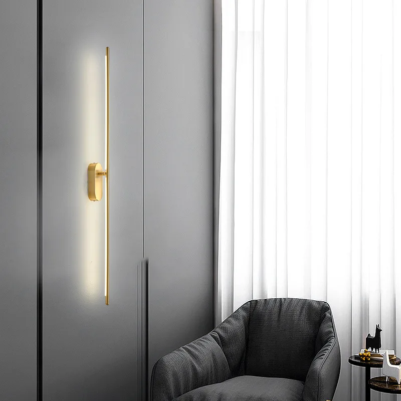 

Modern LED Luxury Wall Lamp for Bedroom Bedside Decoration Minimalism Home Wall Lamps Living Room Mirror Hotel Indoor Lighting