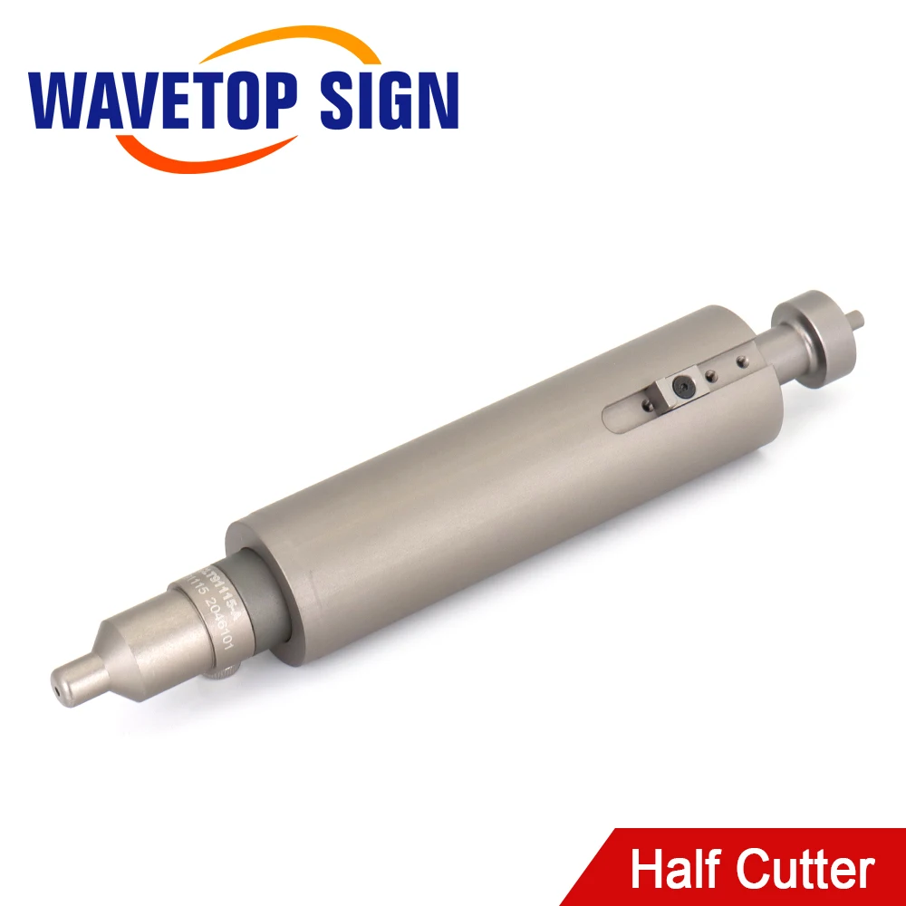 

WaveTopSign CNC Half Cutter Head Holder Cutter THK 5mm Vibrating Knife Head for Soft Glass PP Paper Blanket and Car Sticker