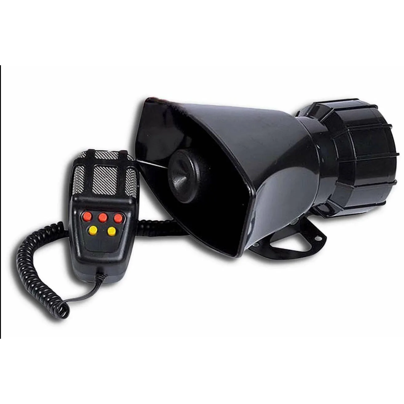 100W 12V Car Truck Alarm Police Fire Loud Speaker PA Siren Horn MIC System Kit