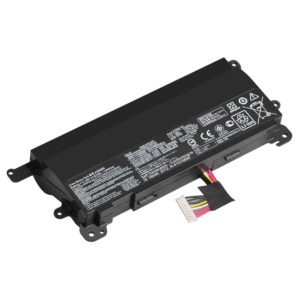 Asus ROG G752 G752V G752L G752VL G752VT G752VM G752VY G752VS 0B110-0037000 용 6000mAh A32N1511 노트북 배터리