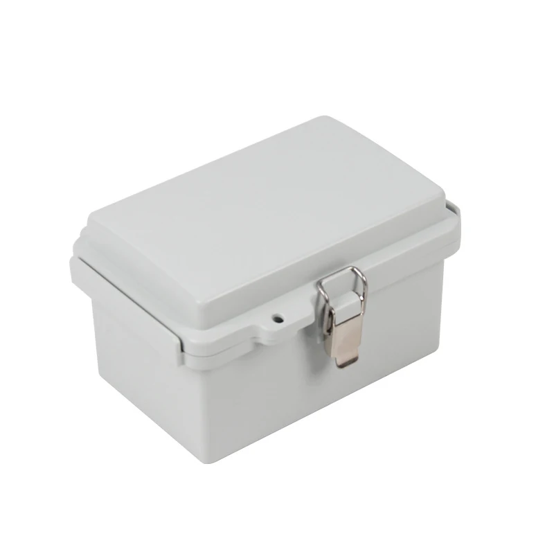 IP66 Electrical Project Box w buckle ABS Waterproof  Junction box Enclosure Plastic distribution Outdoor Instrument Housing case