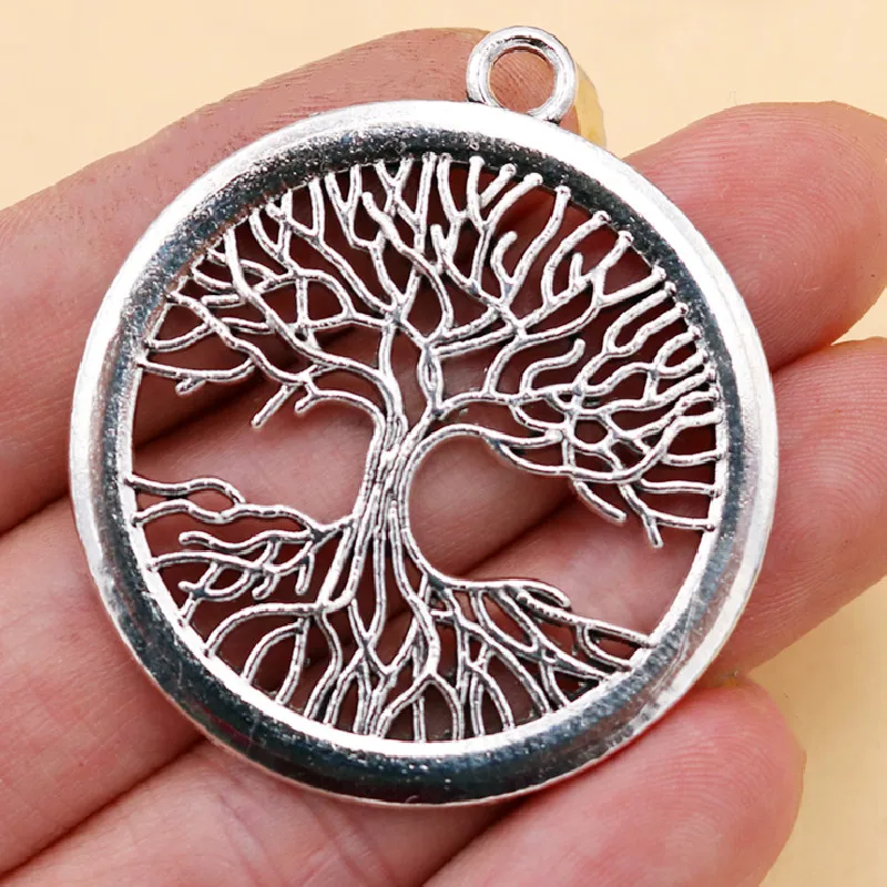 47*42mm Tree Of Life Exquisite Fashion Pendant DIY Metal Jewelry Handmade Best Gift For men and women A2082 3pcs