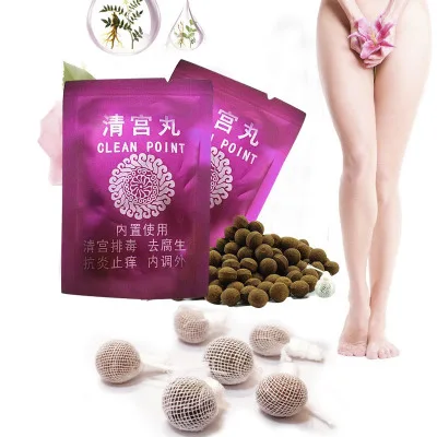 10Pcs Natural Herbal Womb Yoni Vaginal Cleansing Healing Detox Pearls Tampons Yoni Pearls Cleansing Anti Infection Tampon