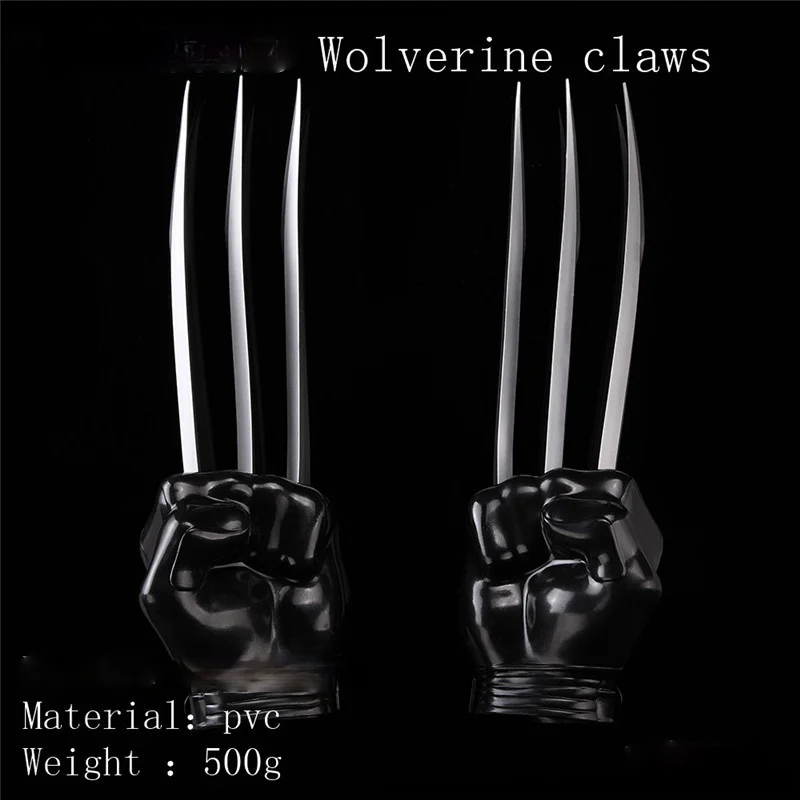 Super Hero Bein Pfote Spielzeug Geschenk Modell Arme Hotsale 2 Teile/satz Cosplay X Krallen Logan Klinge Klaue Prop