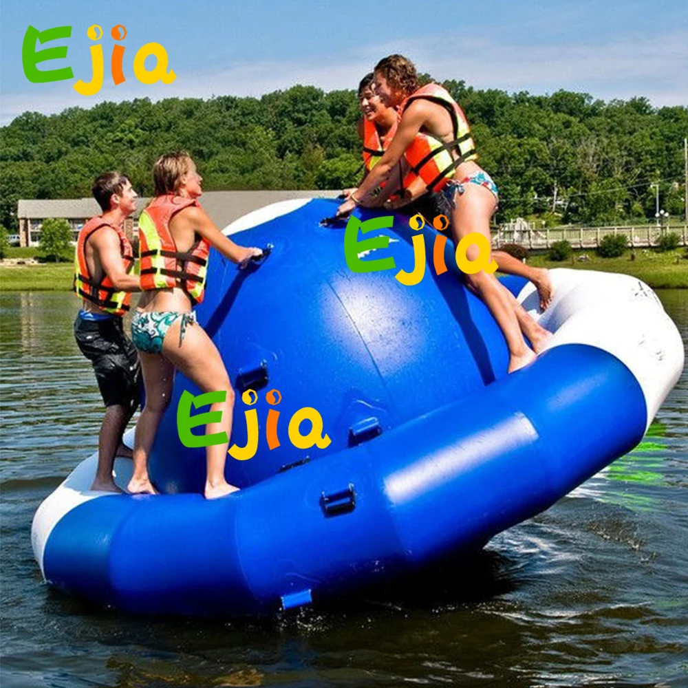 13ft-4M  Dia Inflatable Flying Disco Boat Towable / Inflatable Water Saturn For Water Park Games