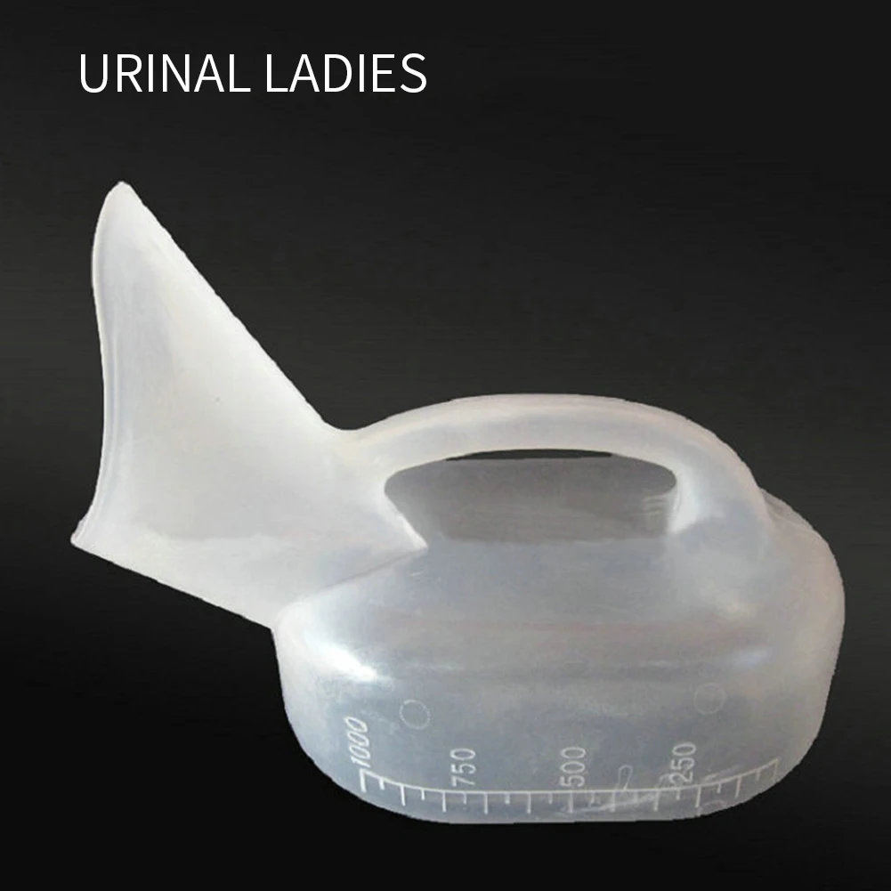 1000ml Portable Kids Adults Mobile Urinal Toilet Outdoor Camping Car Urine Bottle Women Men Travel Potty Urinal Aid Bottle