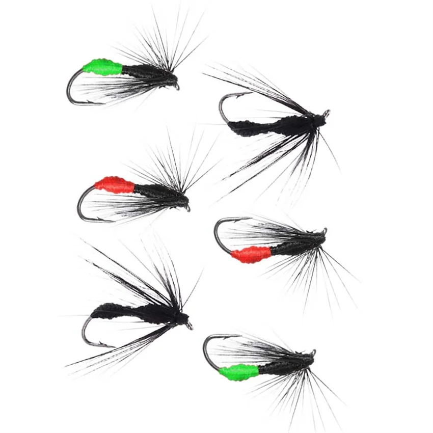 5Pcs Ant  Flies Trout Fishing Dry Flies #10 #14 #16 Barbless Hooks Fishing Lure Artificial Insect Lure Grayling Fishing