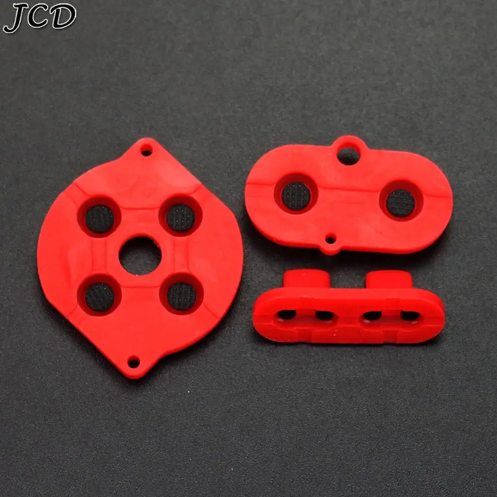 JCD 10Colors rubber conductive button A-B d-pad for Game Boy Color GBC shell housing silicon start select keypad